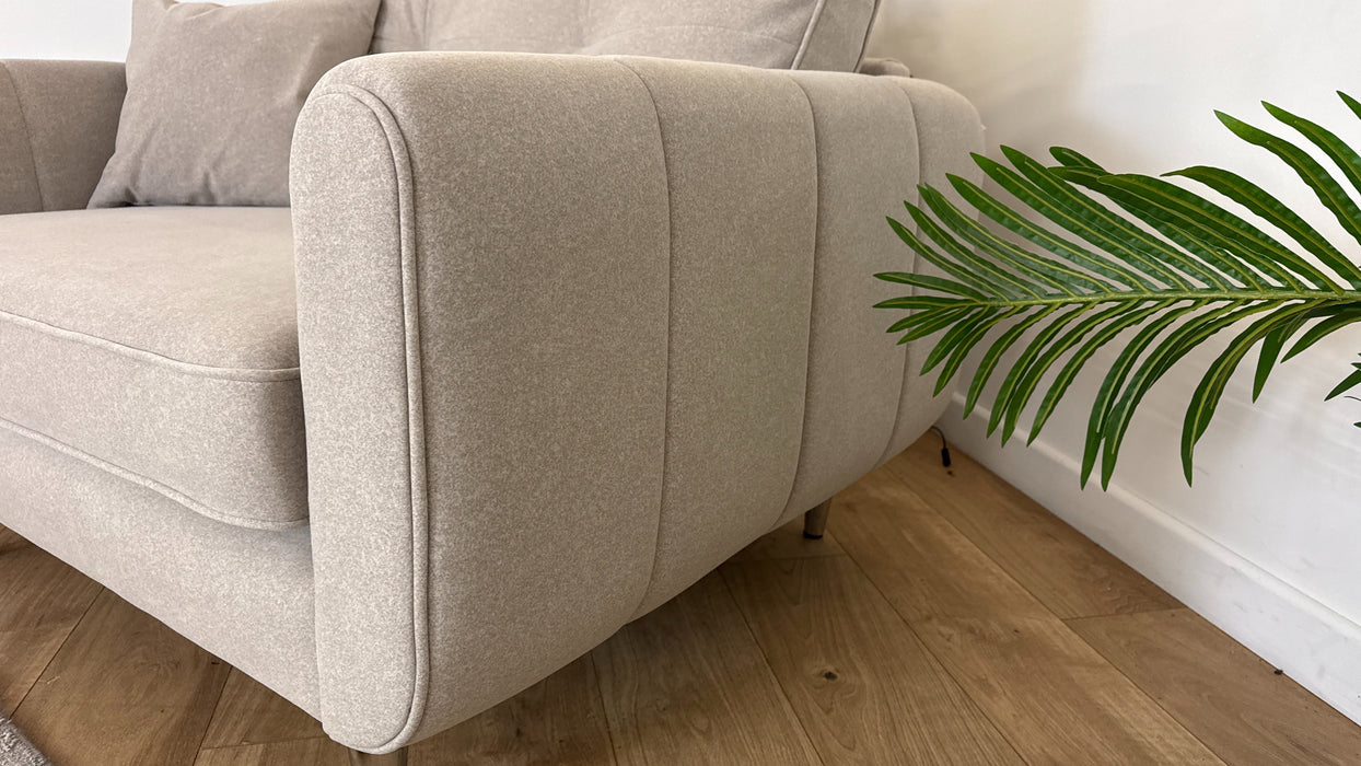 Sofology Islington Fabric Loveseat in Lifestyle Smooth Mink