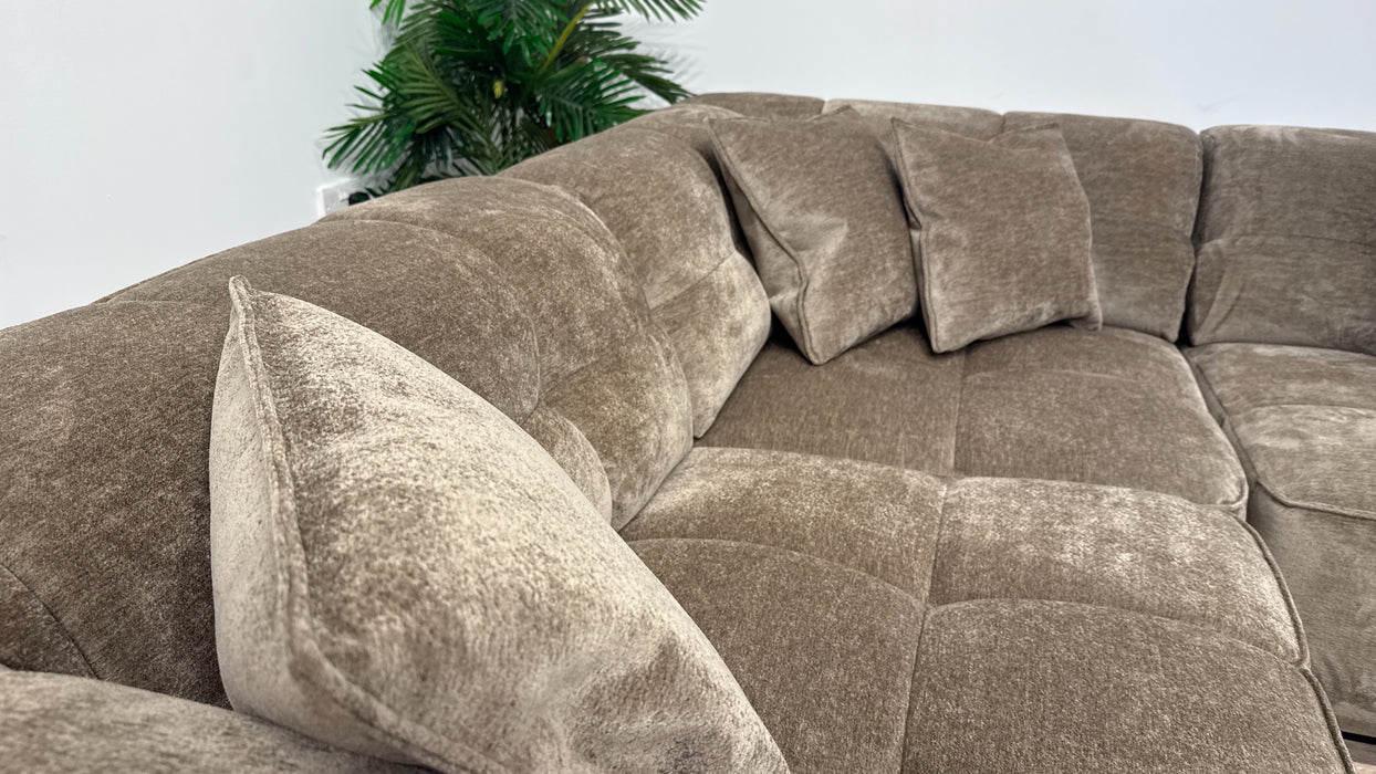 Sofology Moritz Fabric Corner in Mocha