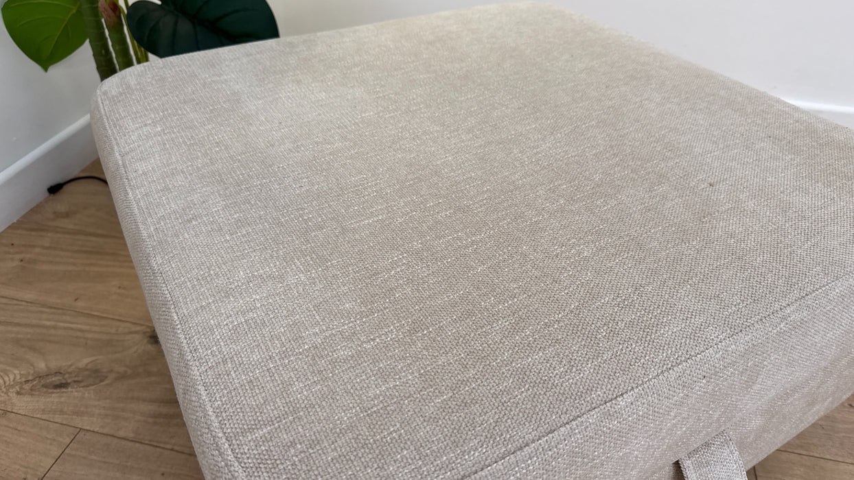 Sofology The Hackney Footstool in Dapple Natural All Over