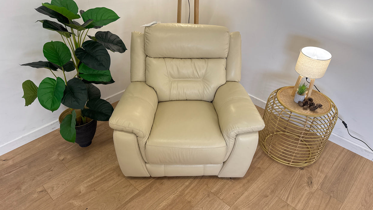 Winston Leather Manual Recliner Chair