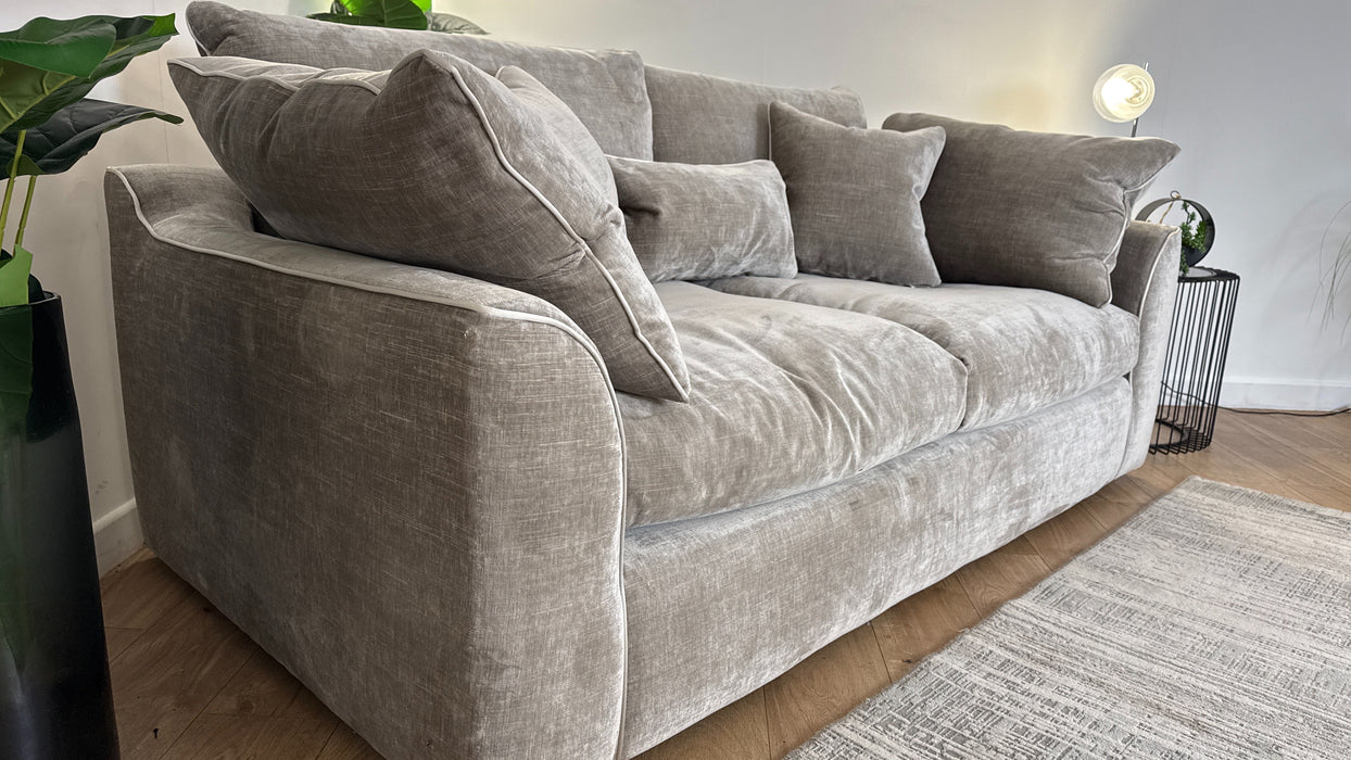 Sofology Georgio Fabric 3 Seater in Stone Mix