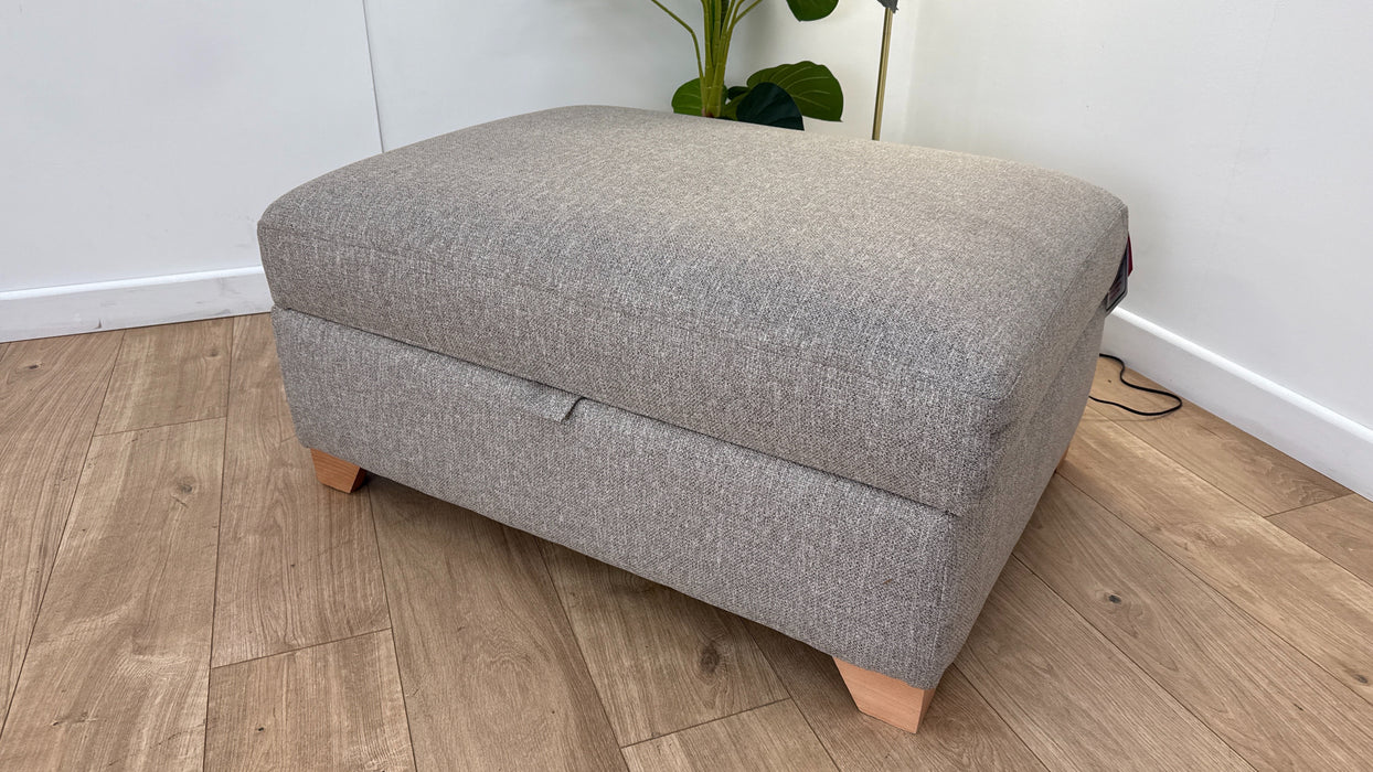 DFS The Layla Fabric Footstool in Casual Mink