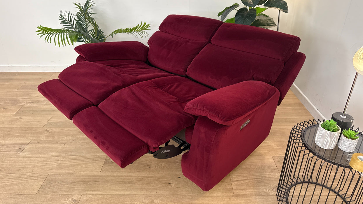 Damson 2 Seater Power Recliner + Power Hdrst