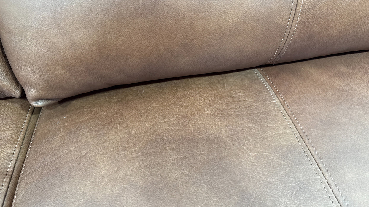 Sofology The Adler Leather 4 Seater in Relaxed Soft Brown