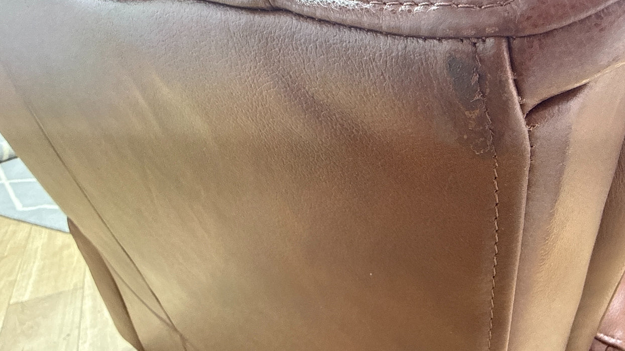 Sofology Gracie Leather Chair in Trusty Sheen Butterscotch