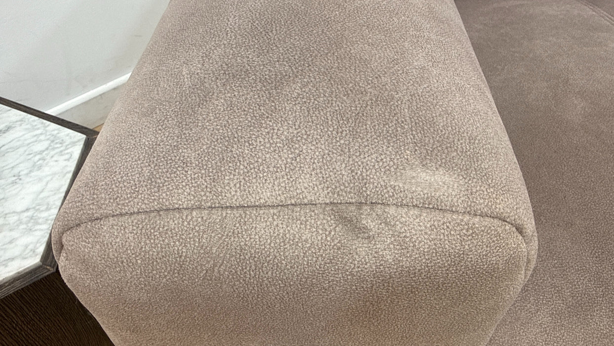 Sofology Allure Fabric 2.5 Seater Power Recliner/Headrest Heated Seats Lumbar Support Speakers in Lifestyle Flecked Nutmeg