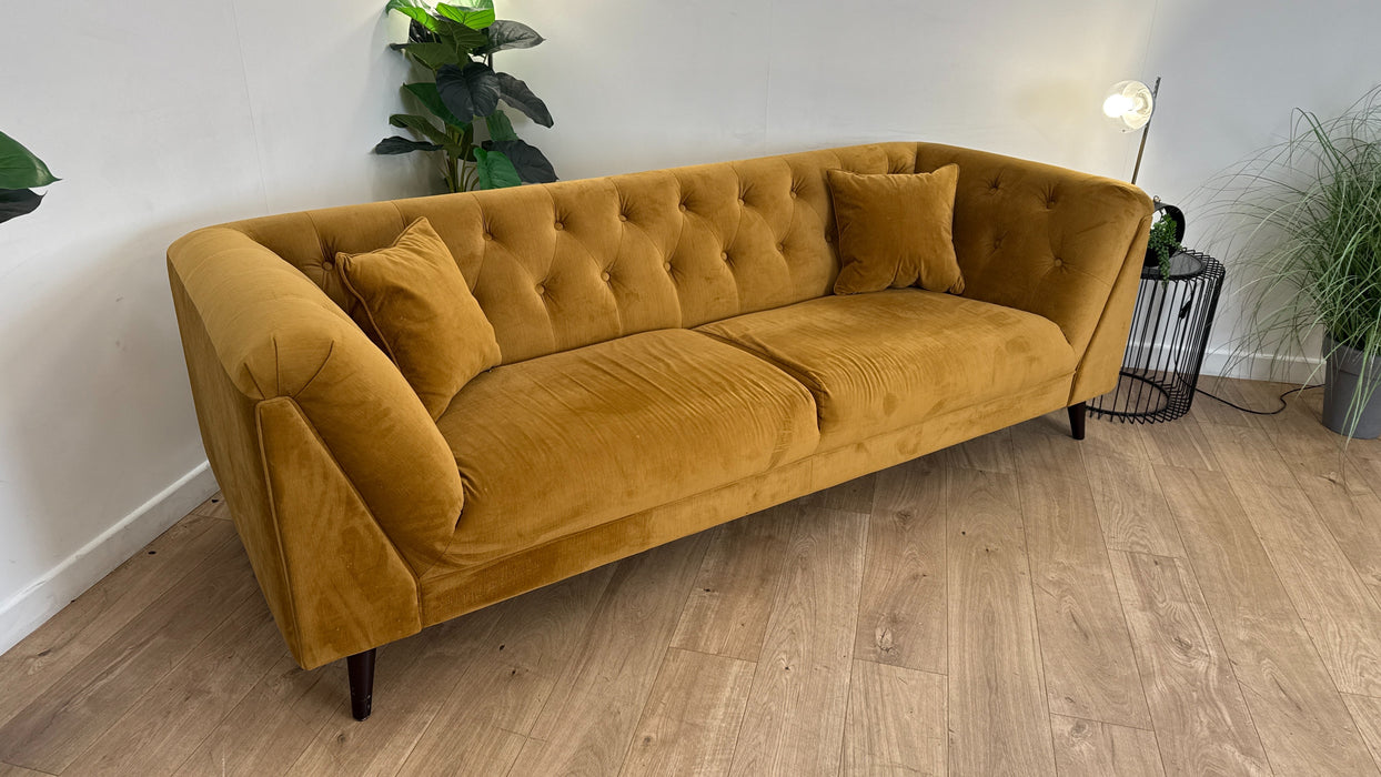 Sofology Bridgerton Fabric 4 Seater in Vader Nugget Gold