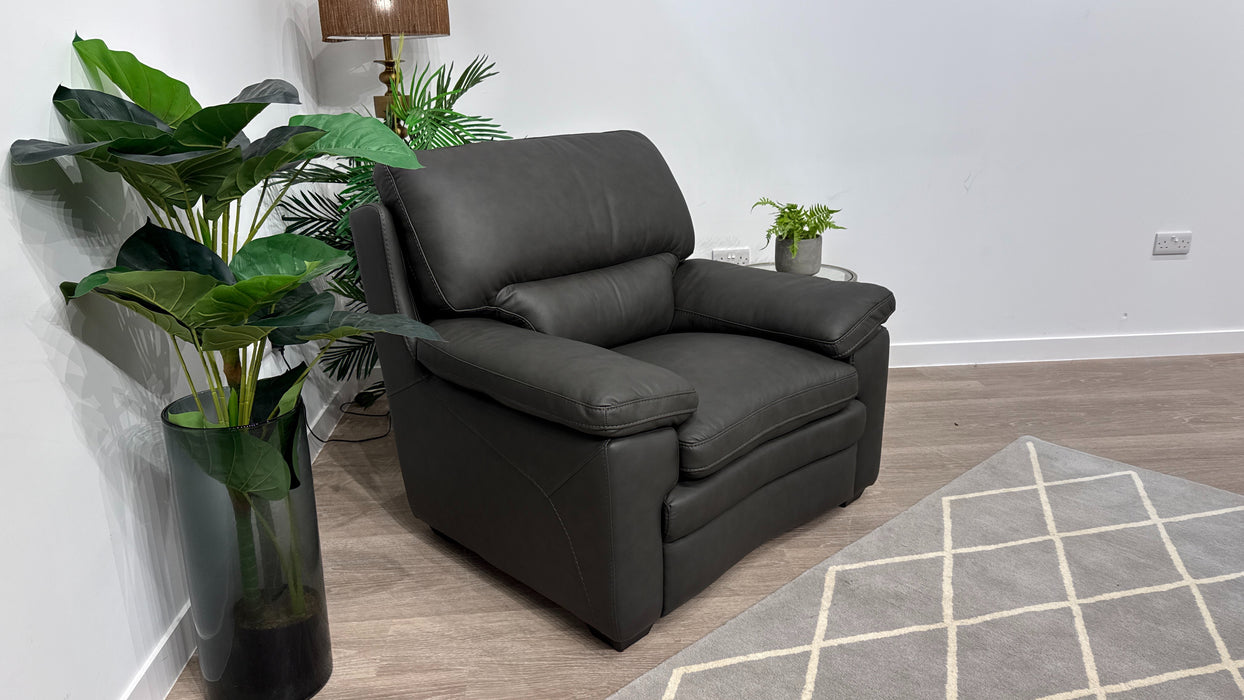 DFS Brooker Express  Arm Chair In Charcoal