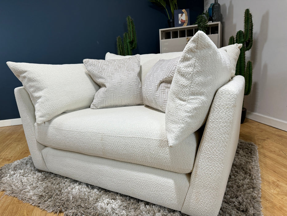 Tallulah Loveseat Chair - Cosy Boucle Ecru Fabric (WA2)