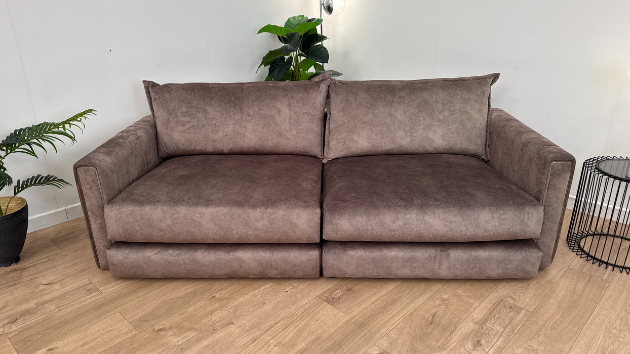 Indulgence 4 Seater Fabric Split Sofa