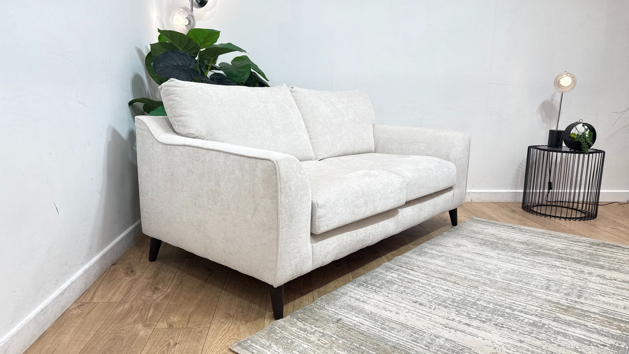 Sofology Mayfair Fabric 2 Seater in Linen Look Chenille Mist/Pearl Mix