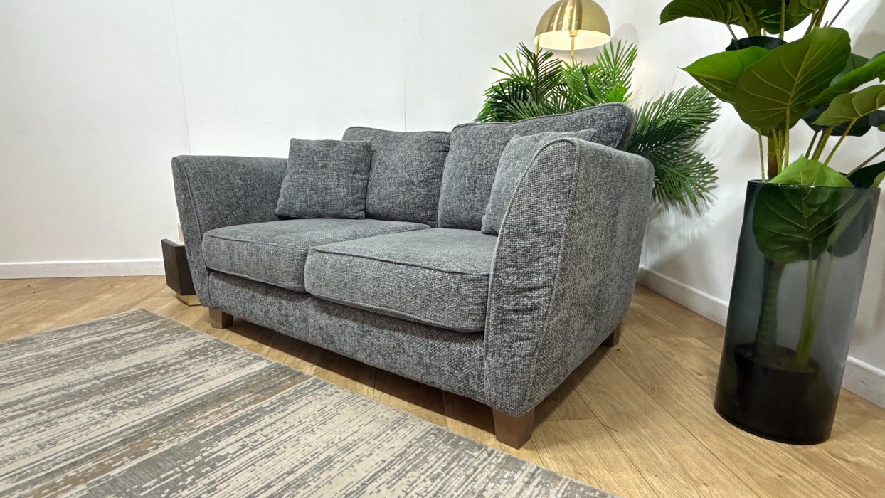 Sofology Canterbury Fabric 2 Seater in Weave Charcoal