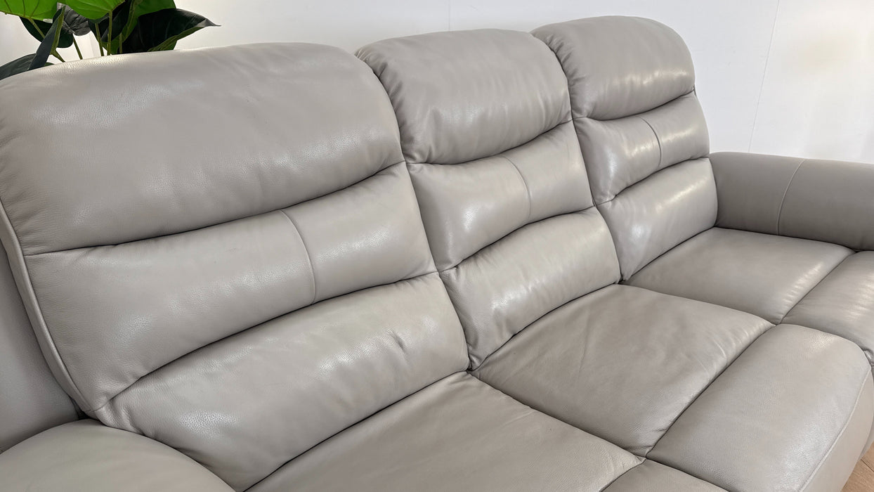 Navona 3 Seater Leather Power a recliner Sofa