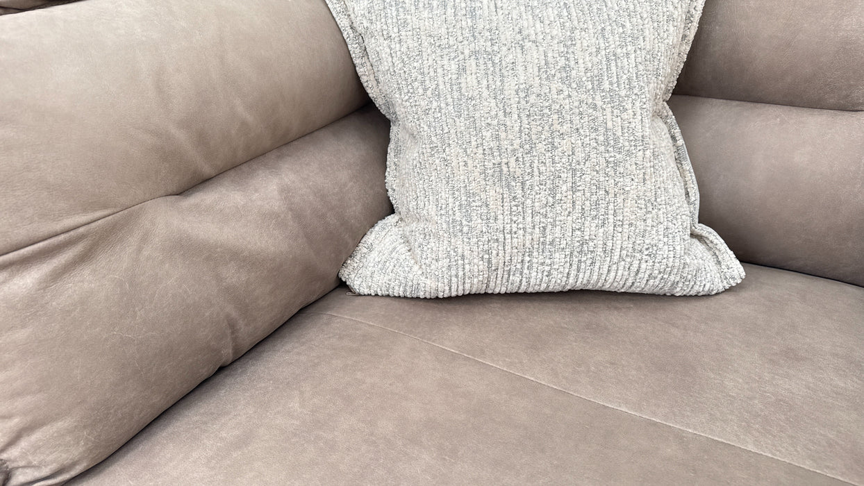 Strato Loveseat Chair - Soft Chenille Linen/Natural Mix