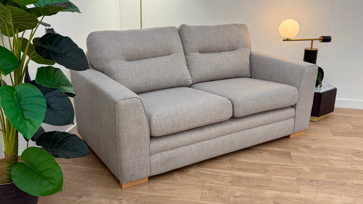 Ziggy 2 Seater - Fabric Sofa - Silver