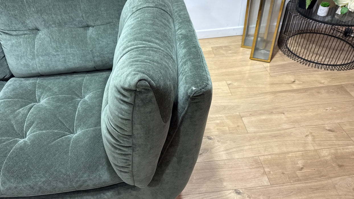 Sofology Cocoon Fabric 2 Corner 1 in Relaxed Chenille Pine