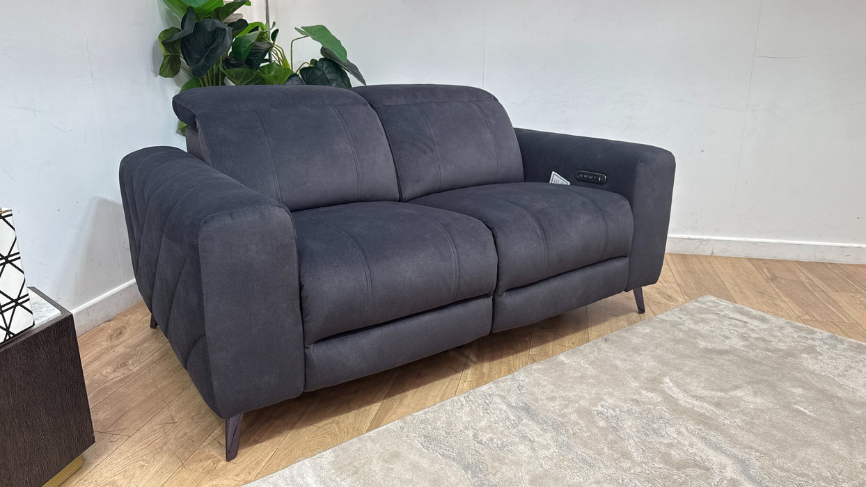 Sofology Allure Fabric 2 Seater Power Recliner & Power Headrest
