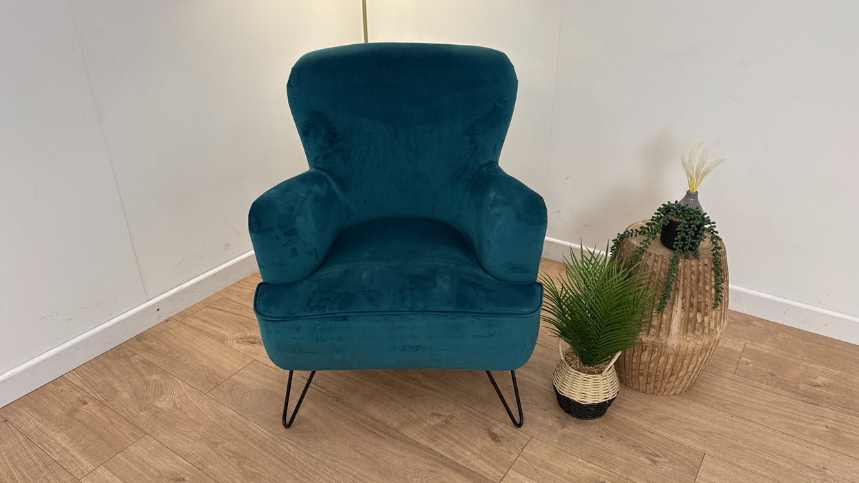 Club Fabric Accent Chair