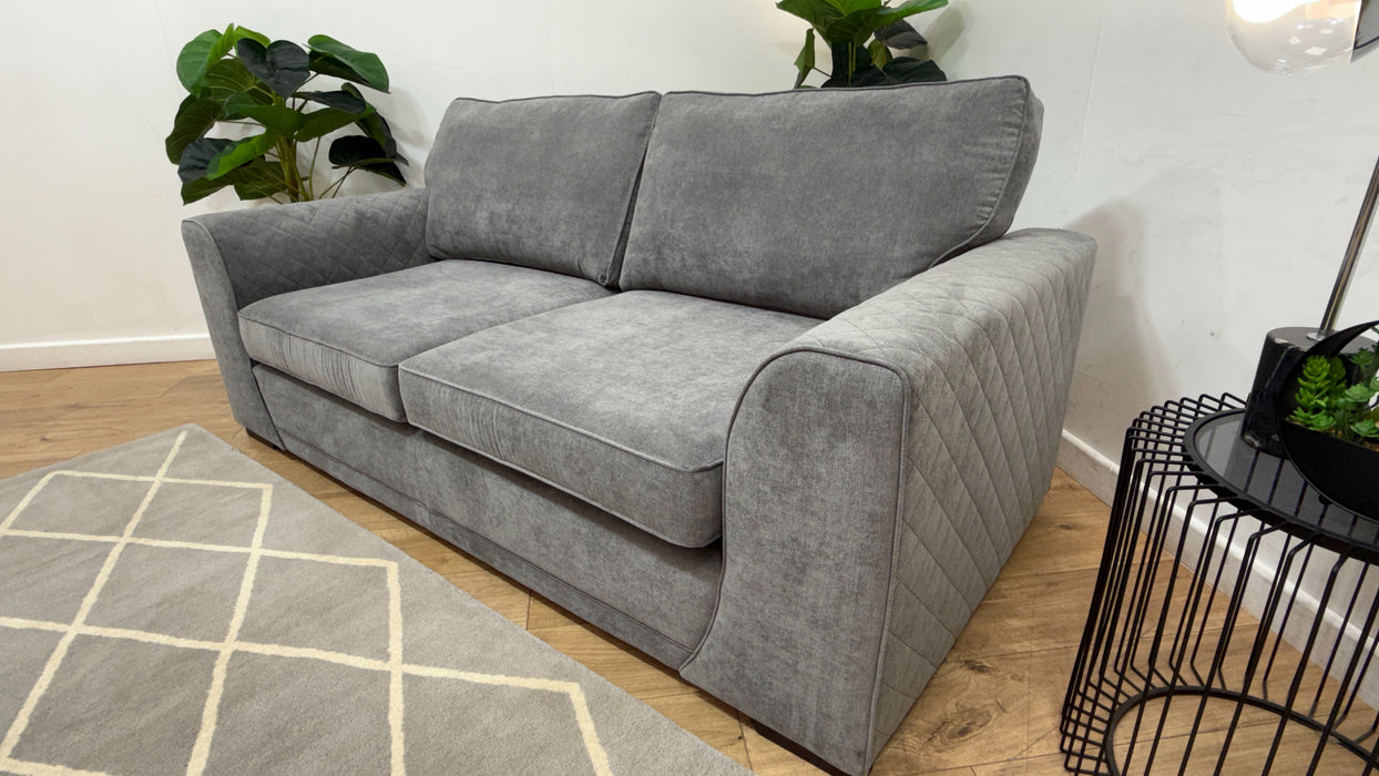 DFS Orka 3 Seater Fabric Sofa in Graphite