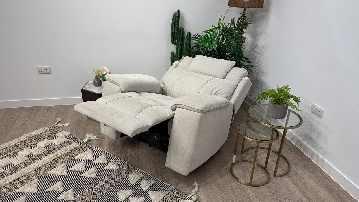 DFS Aventra Power Recline Chair In Silver