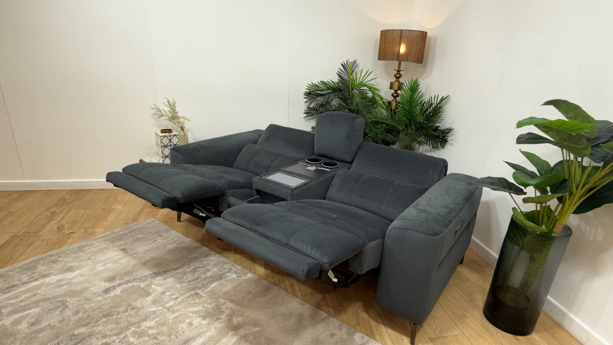 DFS Visionary Large 2 Seater Power Plus Recliner/ Headrest/ Heated Seats
