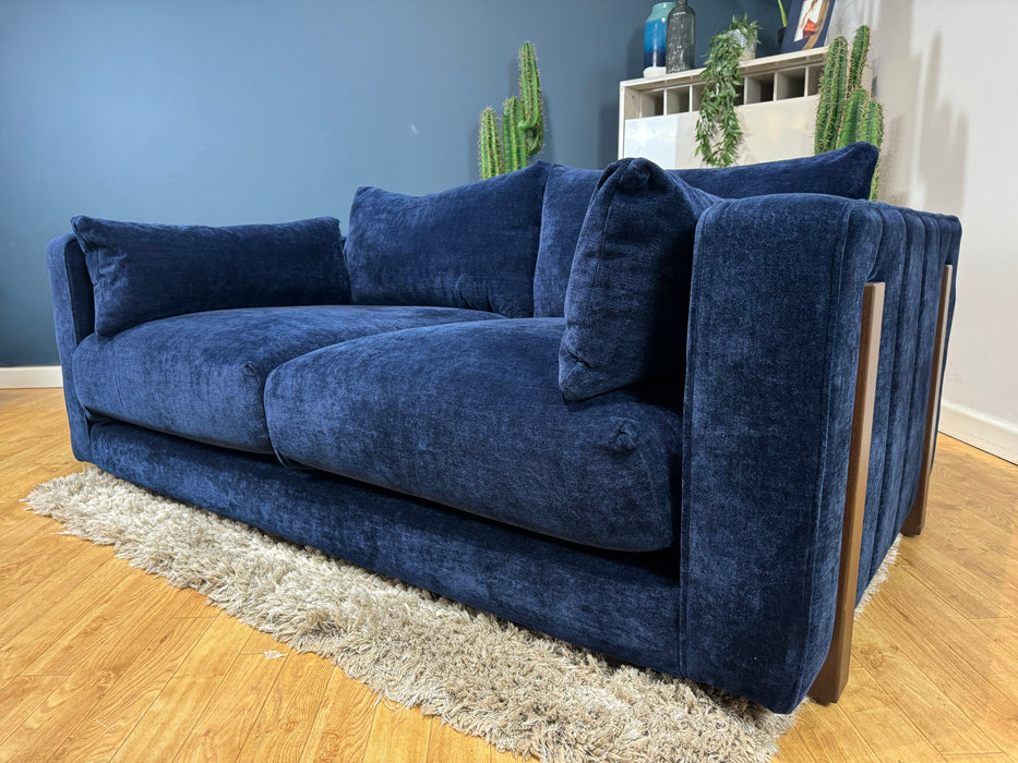 Brantwood Fabric 3 Seater  Chamonix Antique Navy (WA2)