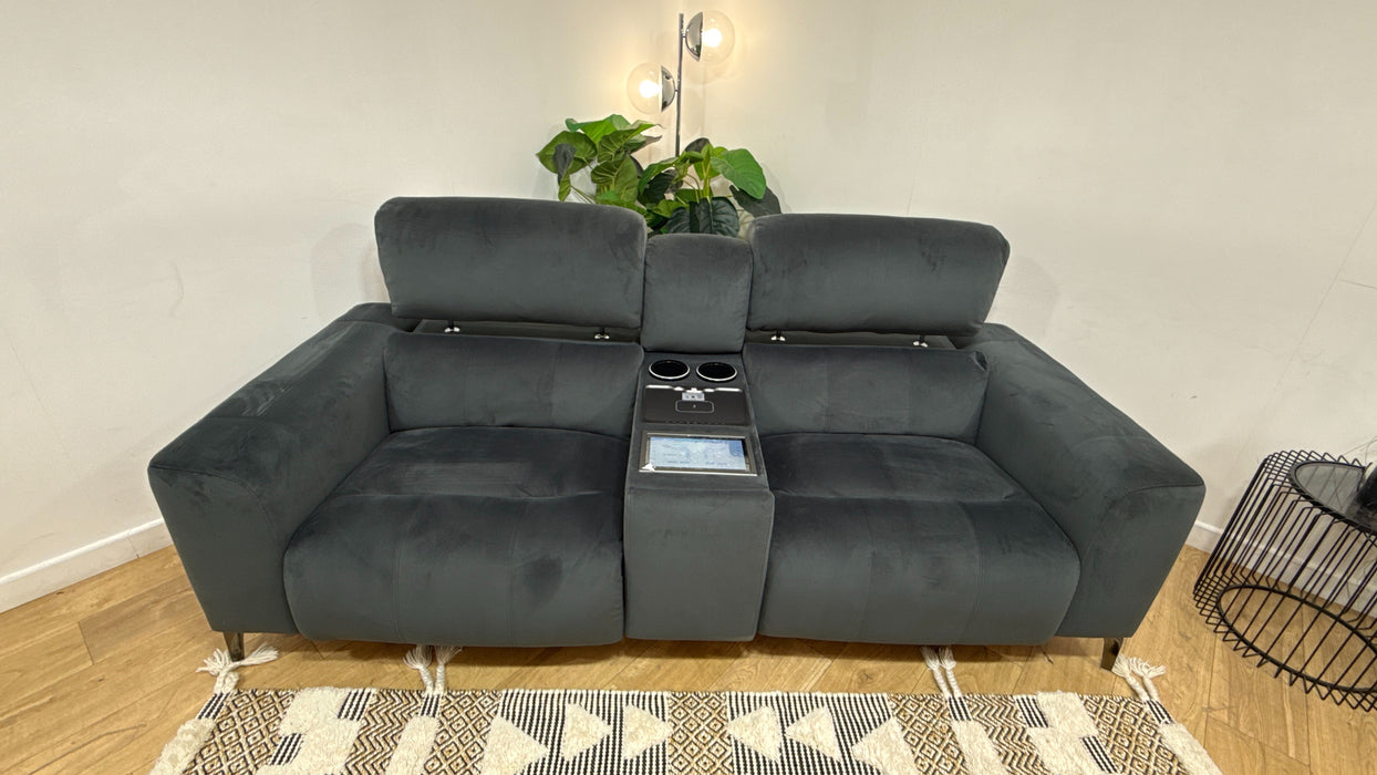 DFS Visionary Large 2 Seater Power Plus Recliner/ Headrest/ Heated Seats