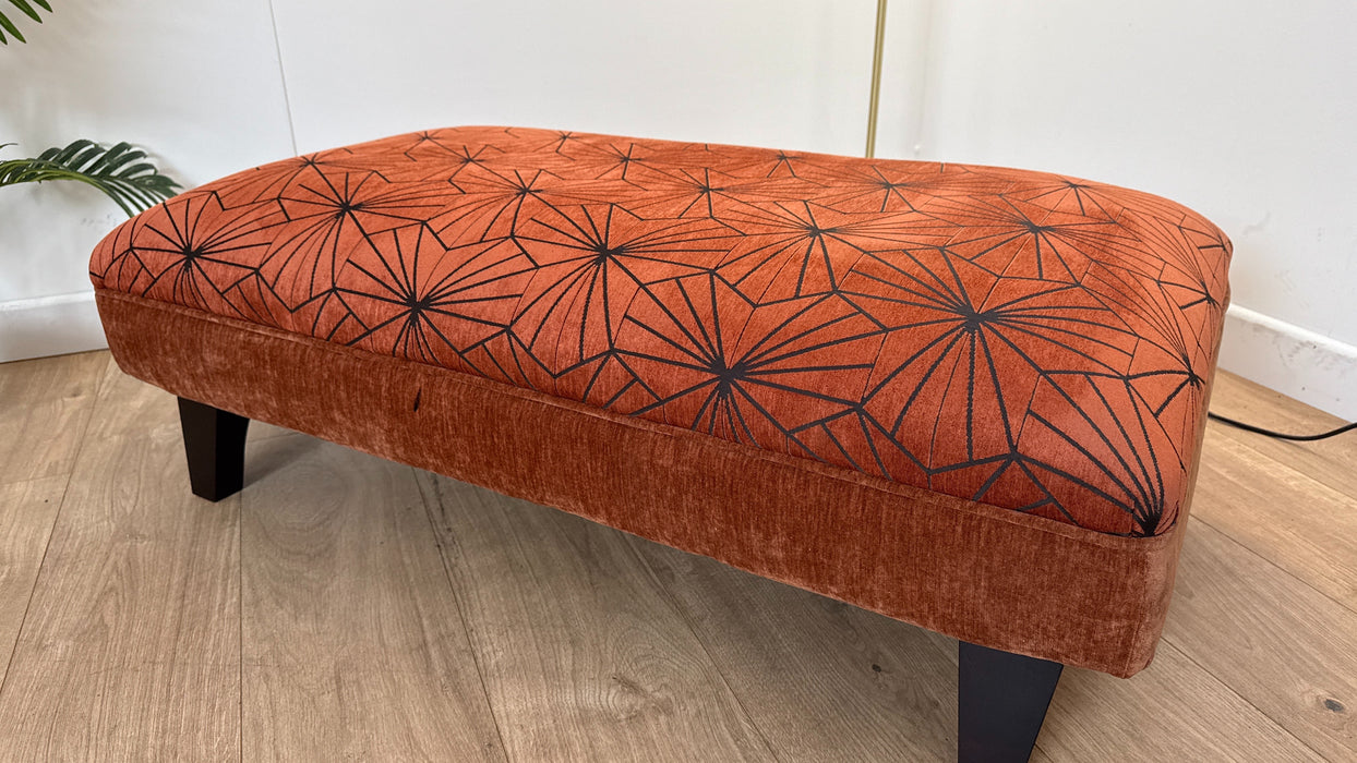 Sydney  - Fabric  - Designer Footstool