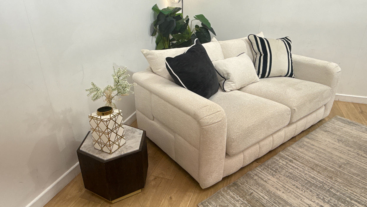 Sofology Westwood Fabric 2 Seater No Trim in Soft Boucle Ecru Mix