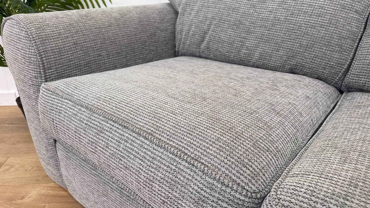 Nimbus 2 Seater - Fabric Sofabed - Padstow Grey/ Coral Mix