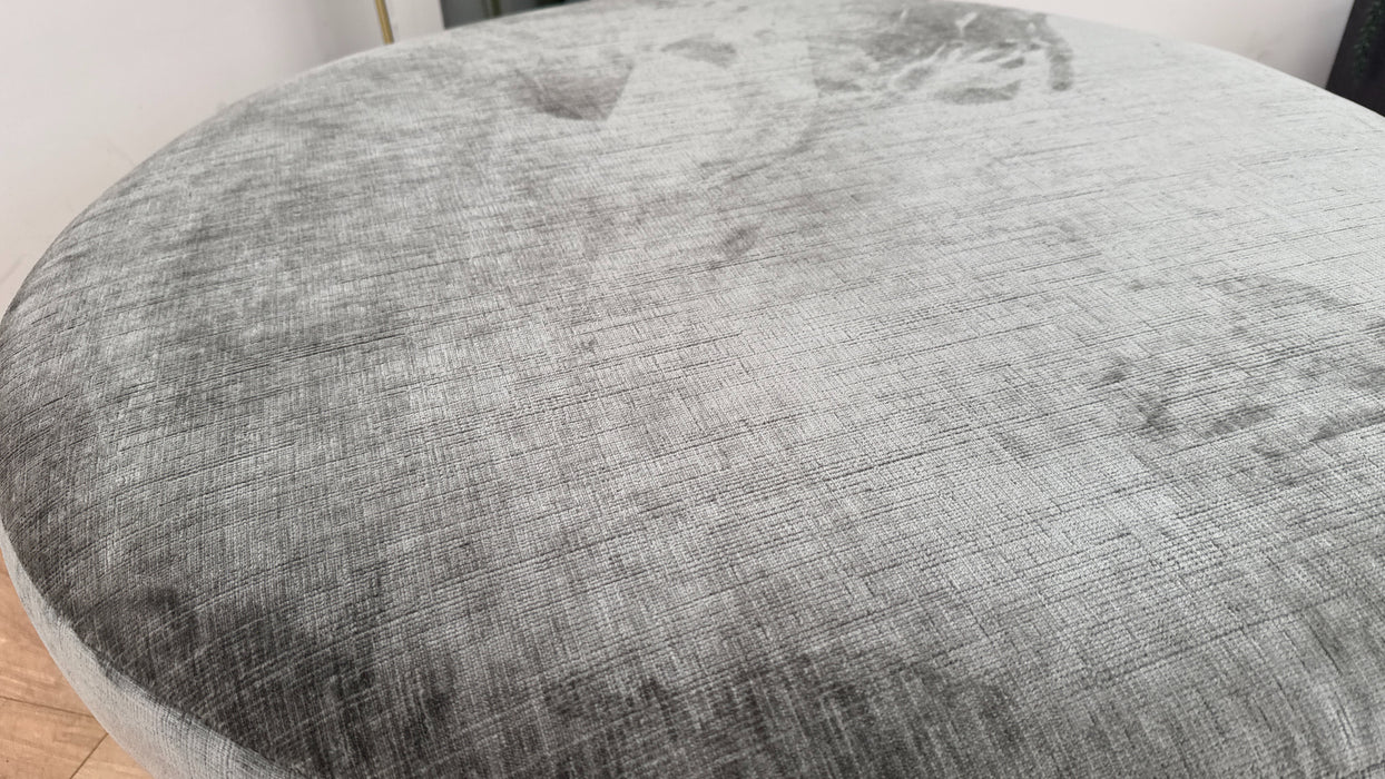 Fabric Footstool in Dorchester Alpine