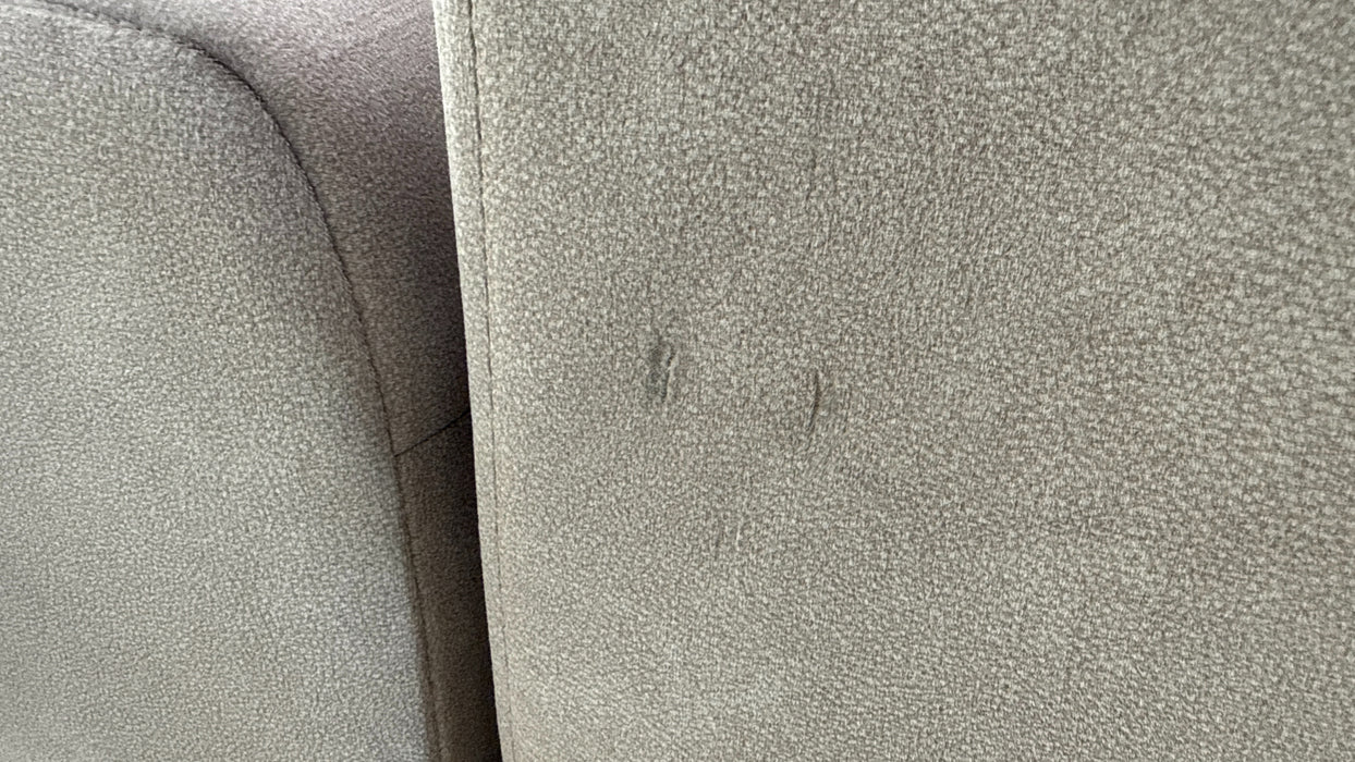 Sofology Allure Fabric Chair Power Recliner/Headrest Heated Seat Speakers in Lifestyle Flecked Nutmeg