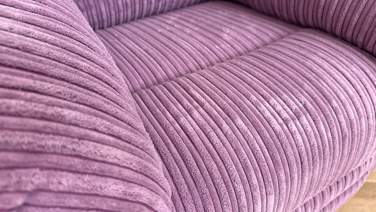 DFS Zana Fabric Recliner Chair in Lilac