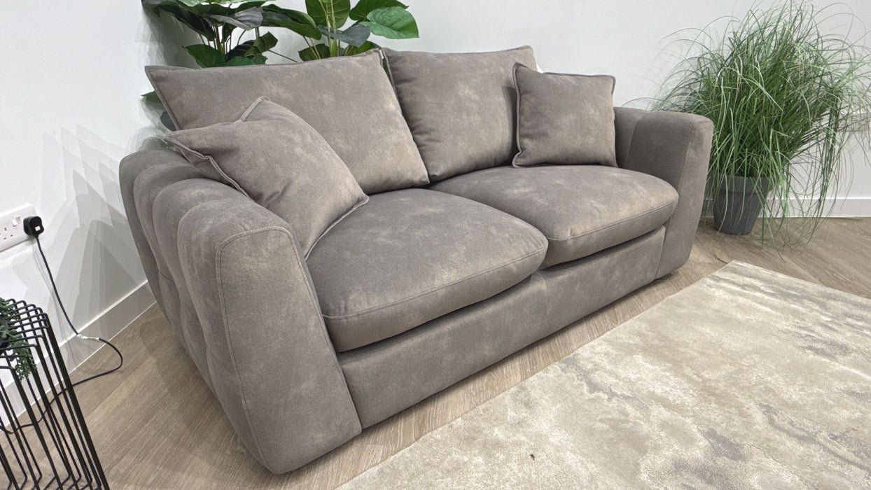 Sofology Hudson Fabric 2 Seater in Lifestyle Flecked Mocha