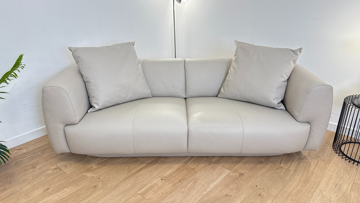 Nuvole 2.5 Seater - Leather - Cloudy Grey