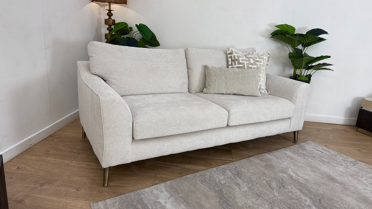Sofology Mayfair Fabric 3 Seater in Linen Look Chenille Mist