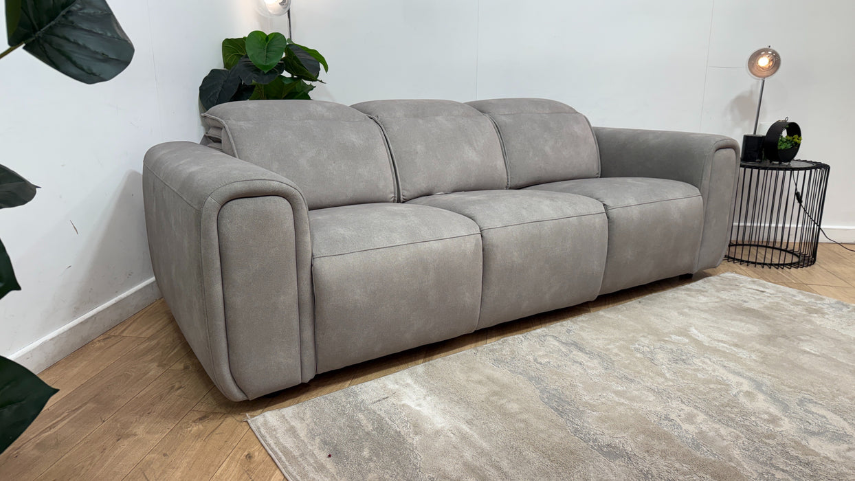 Sofology Premiere Fabric 3 Seater in Lifestyle Flecked Stone