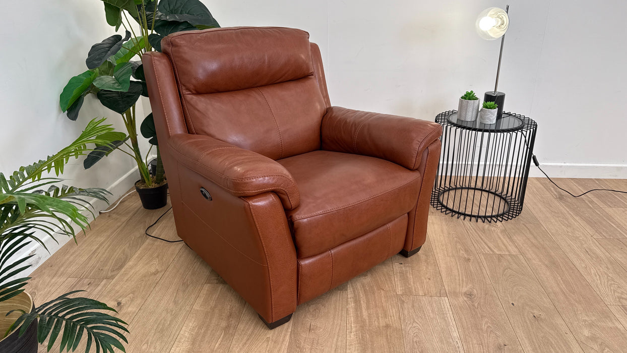 Chester Leather Power Recliner Chair