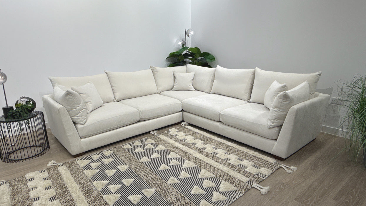Sofology Tallulah Fabric 2 Corner 2 in Lifestyle Plush Chenille Mist