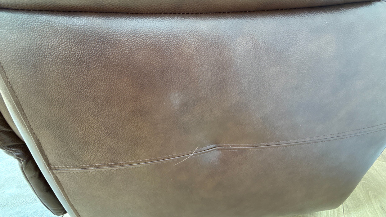 Sofology Gracie Leather 3 Seater in Trusty Sheen Chocolate