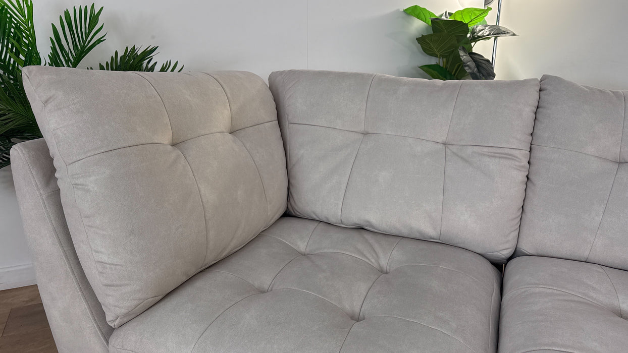 Sofology The Cocoon Fabric 3 Seater in Ivory