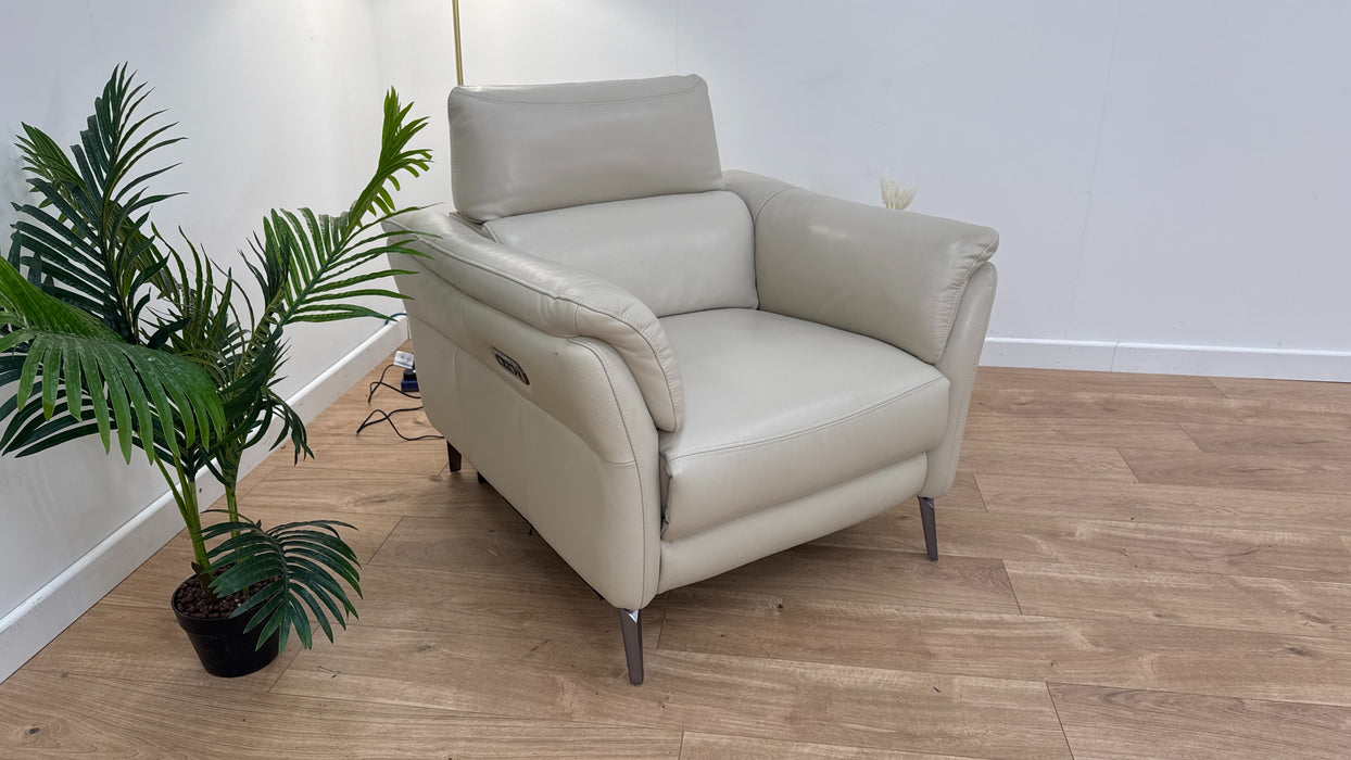 Missouri 1 Seater -  Power Reclining Chair - Bone China