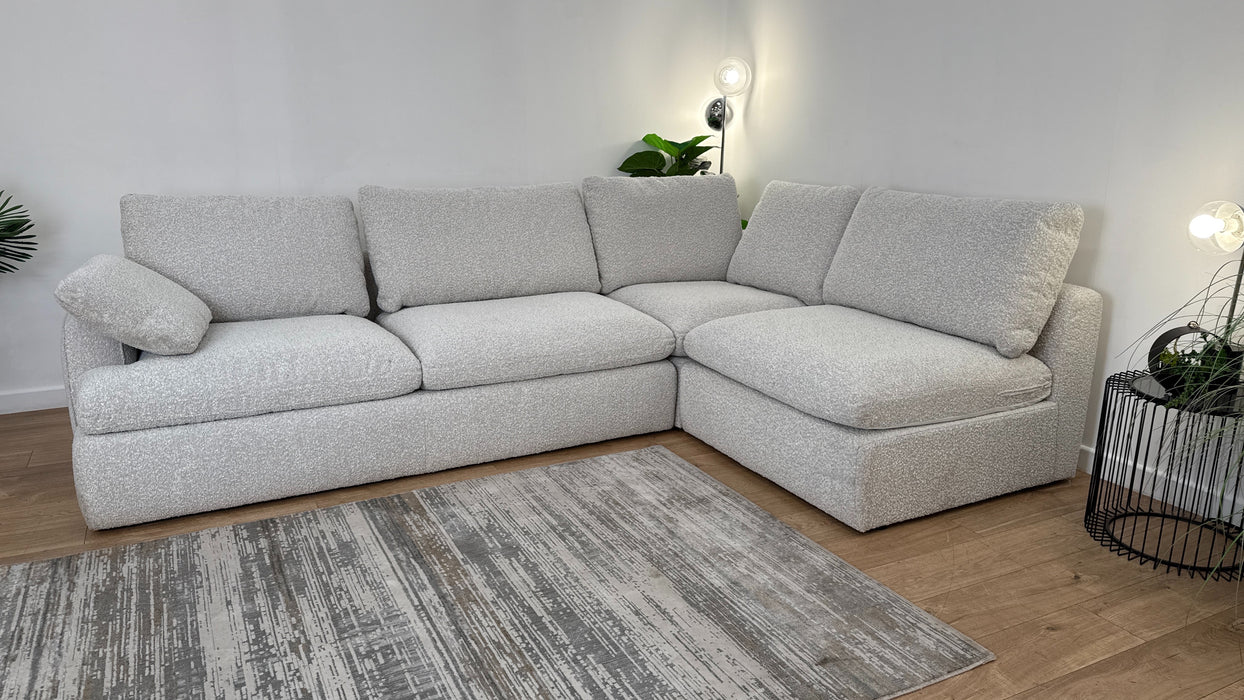 DFS The Airee Fabric Sofa in Neutral Bloom Neau