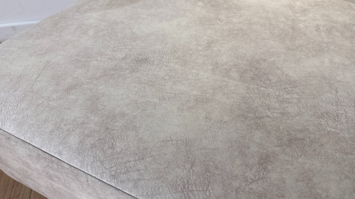 Sofology The Hackney Fabric Storage Footstool Memory Foam in Lifestyle Dapple Fabric Stone