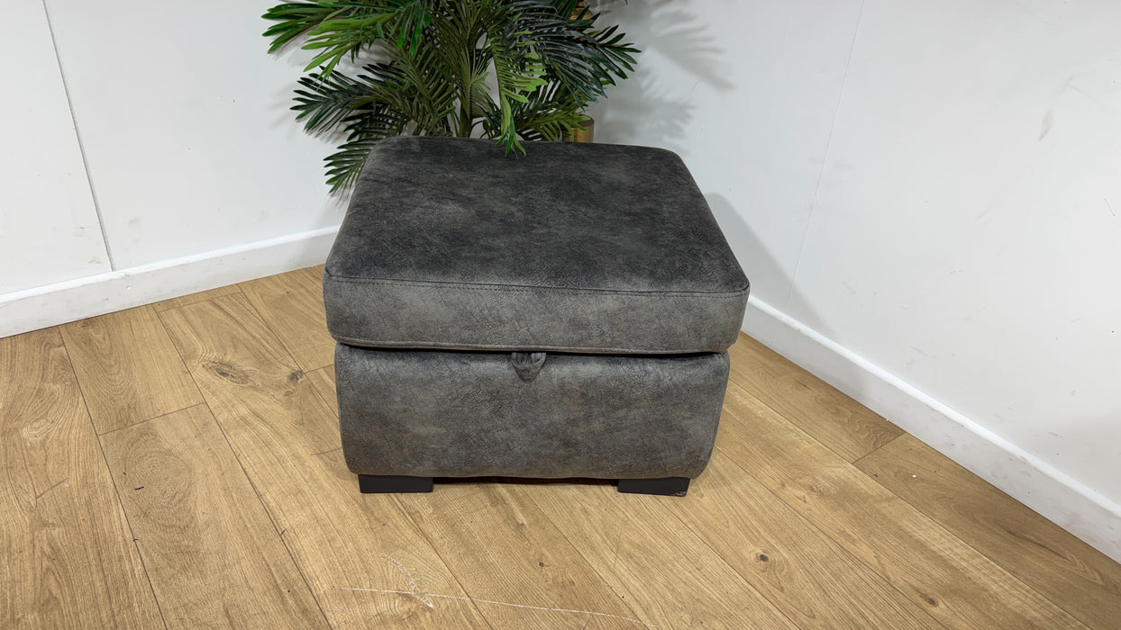 DFS Trek Storage Footstool in Grey