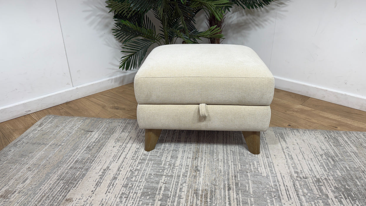 Sofology Sample Storage Footstool in Sample Beige