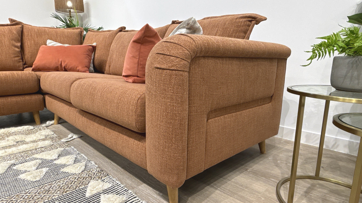 Sofolog Eastwood 3 Corner 3 Fabric Sofa in Pumpkin Jaeger Mix