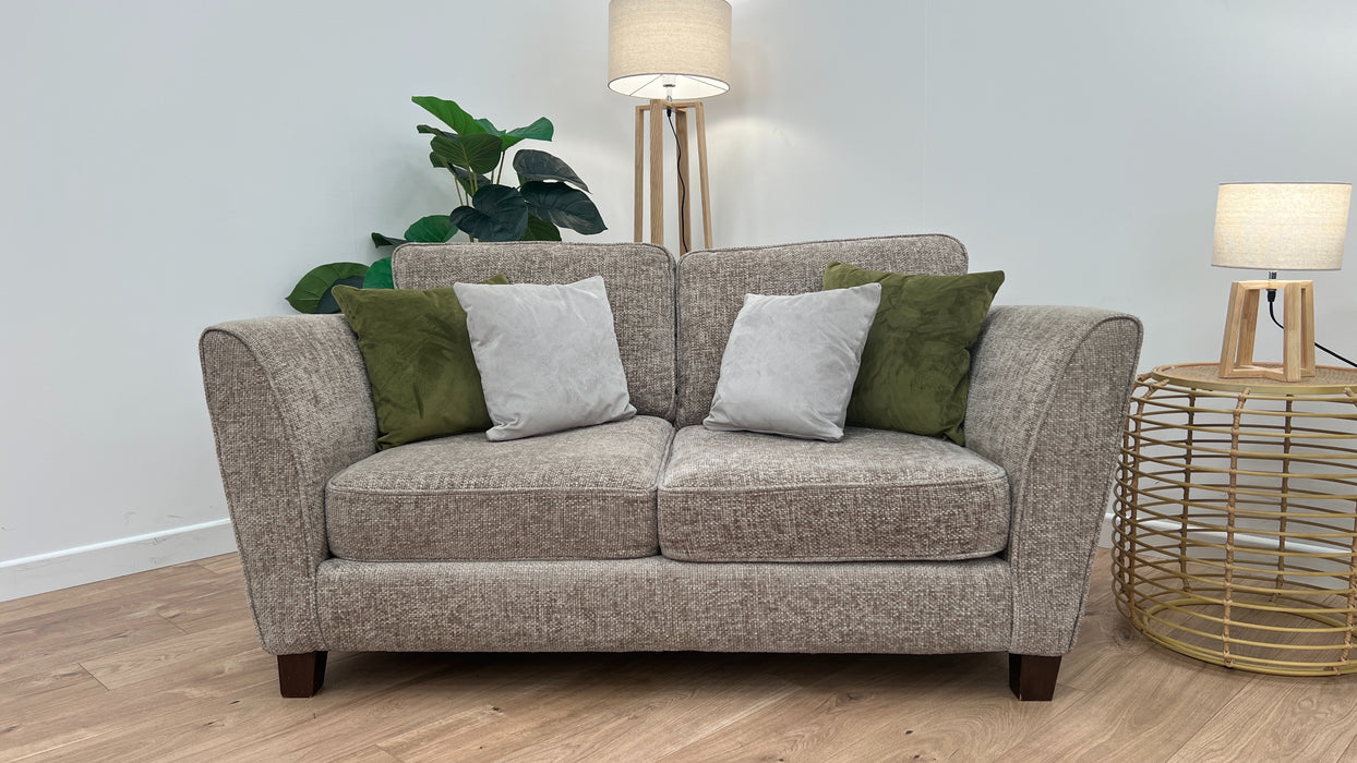 Canterbury 2 Seater - Fabric -  Weave Linen/Olive