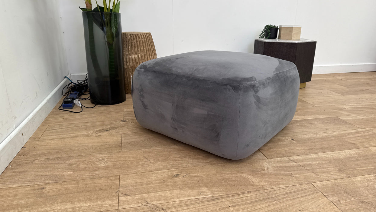 DFS Darcy Large Footstool in Steel