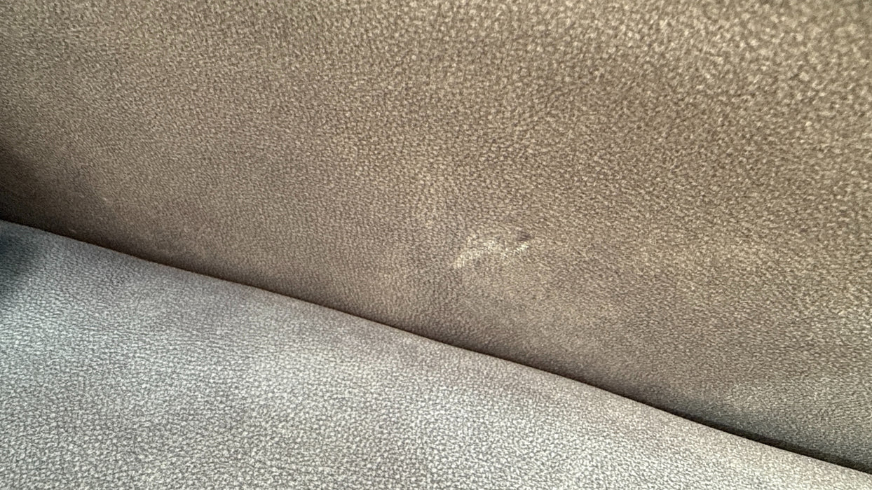 Sofology Ravello Fabric 2 Seater Console Power Recliner/Headrest Lumbar Support in Lifestyle Flecked Charcoal
